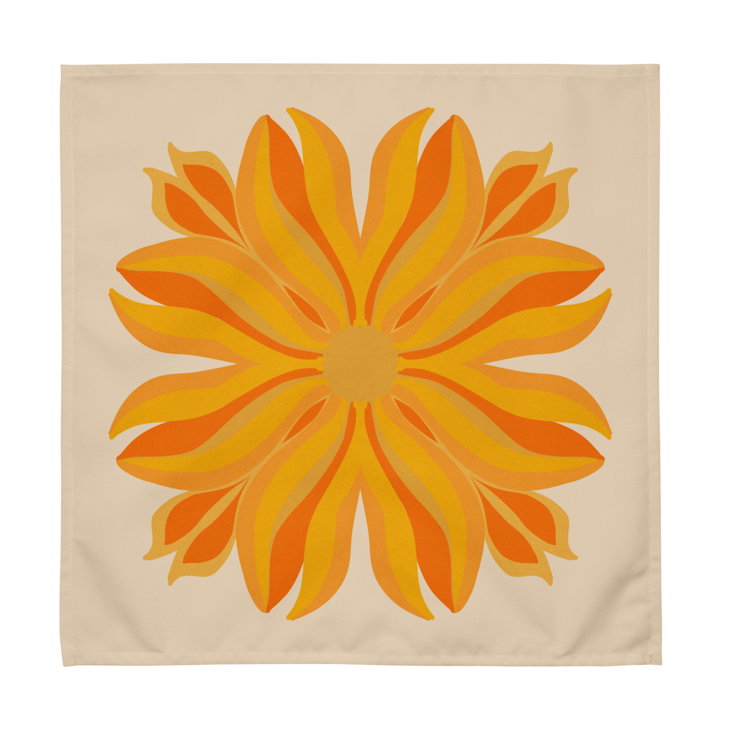 Retro Sunburst Cloth Napkin Set