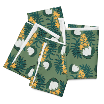 Magnolia + Phlox Pattern Cloth Napkin Set