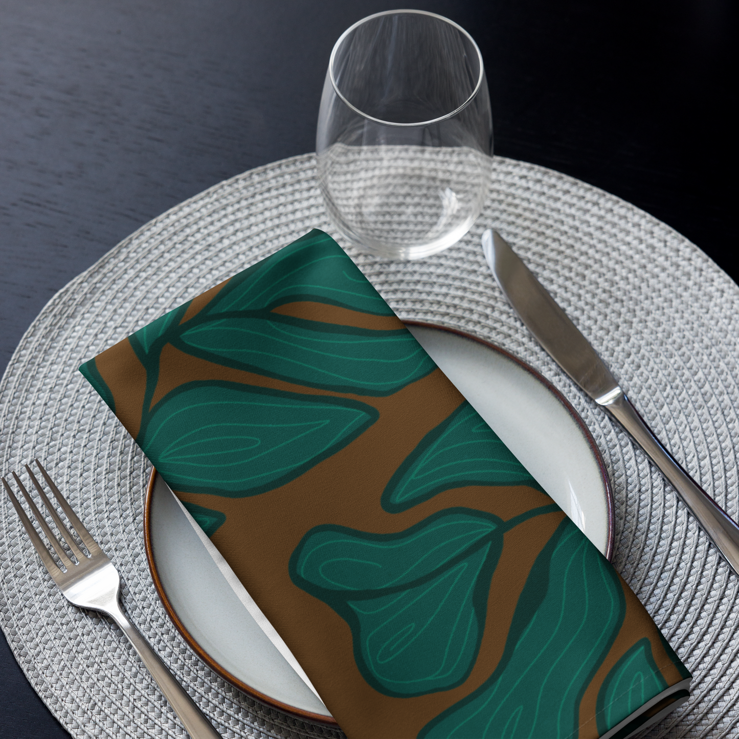 Retro Ivy Cloth Napkin Set