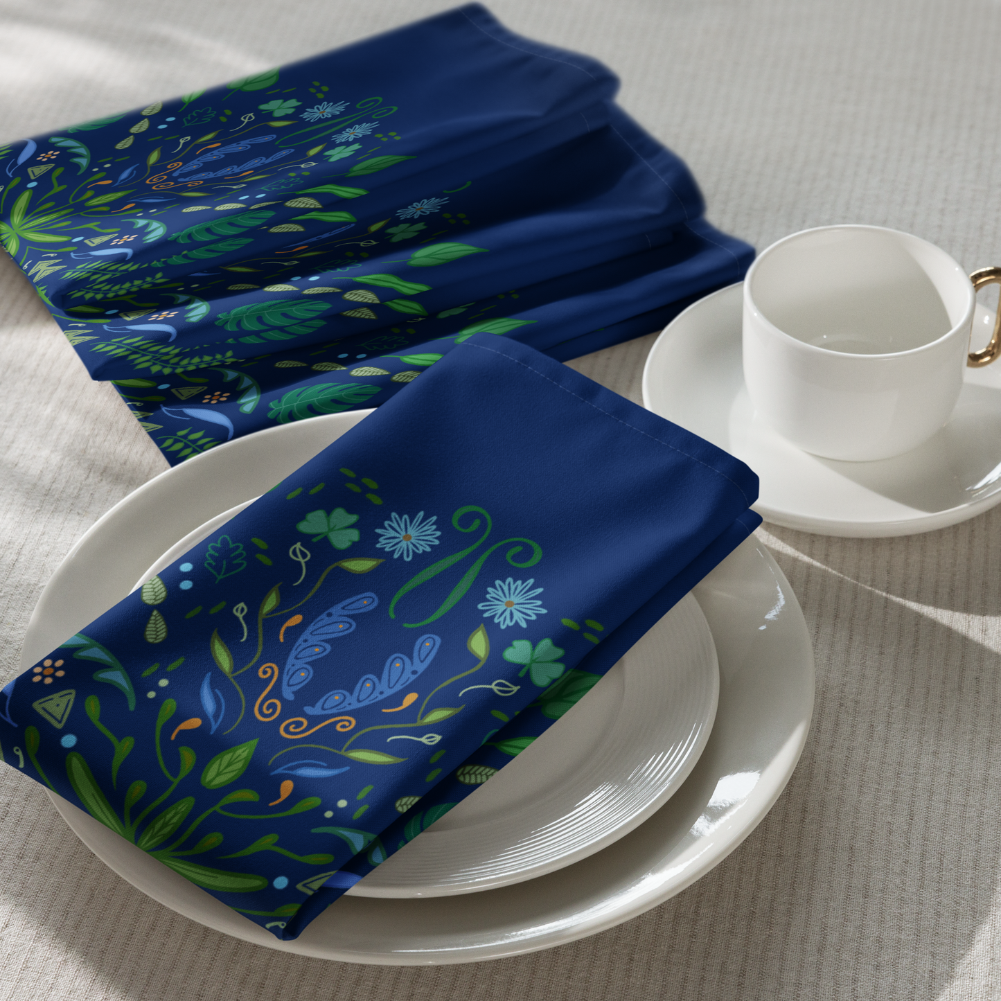 Leaf Pop Cloth Napkin Set