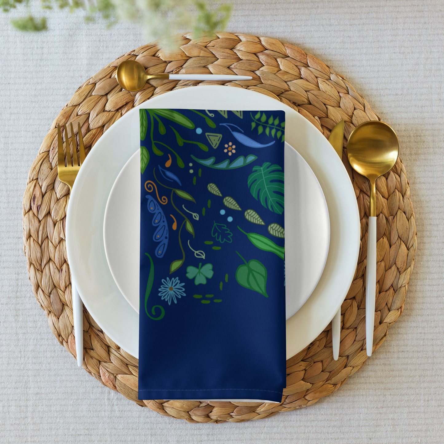 Leaf Pop Cloth Napkin Set