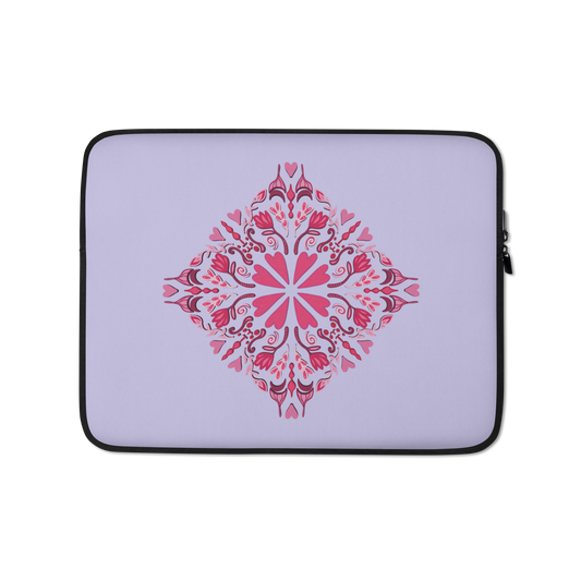 Love Folk Art Laptop Sleeves