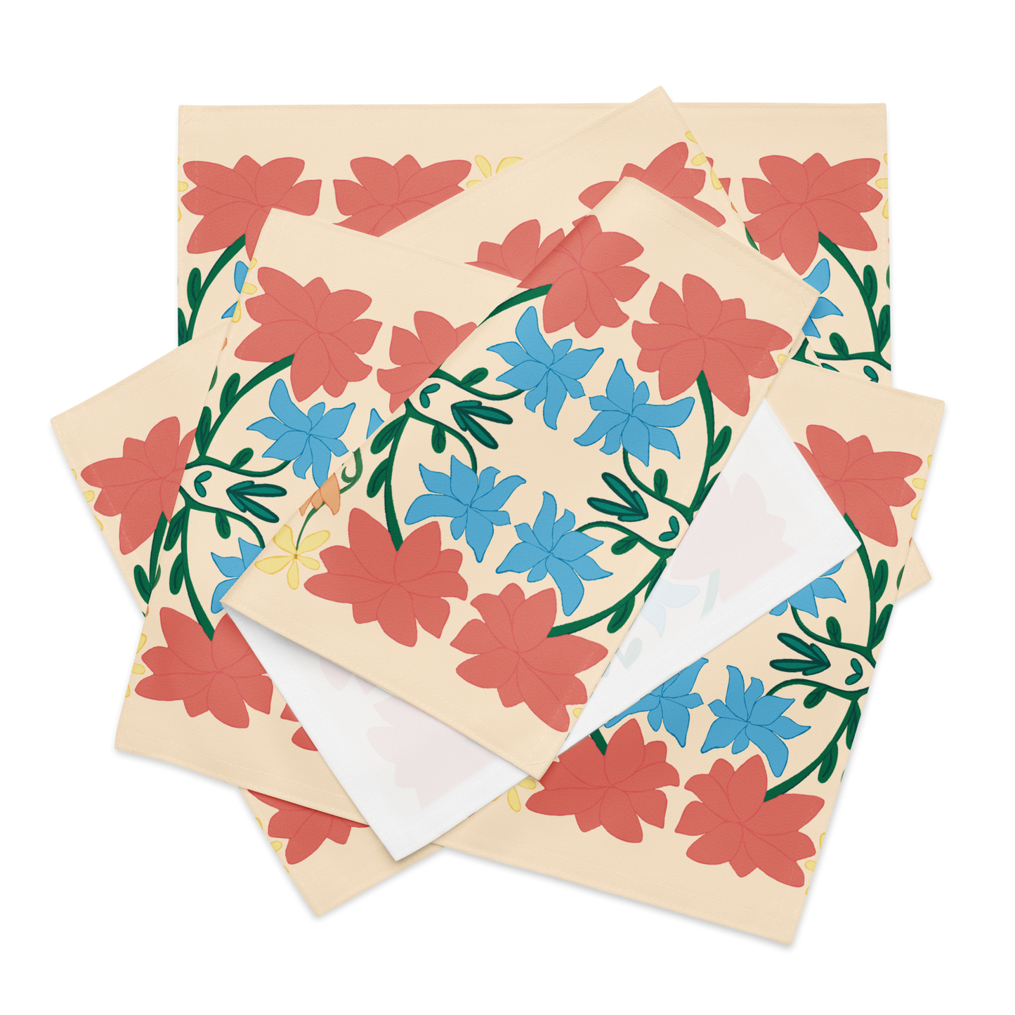 Retro Bouquet Placemat Set