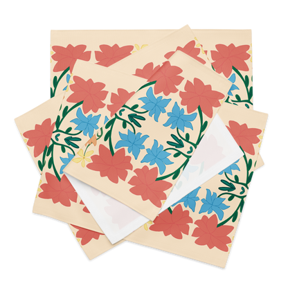 Retro Bouquet Placemat Set