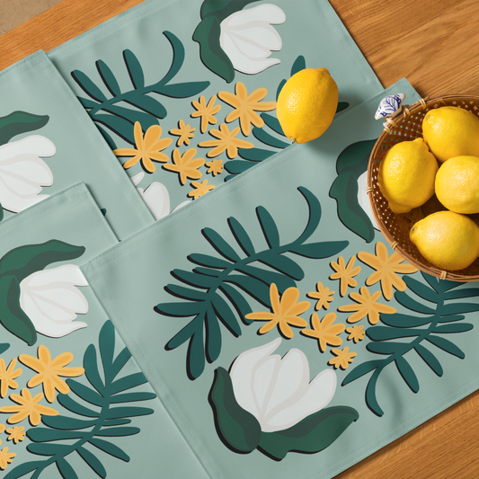 Magnolia + Phlox Placemat Set