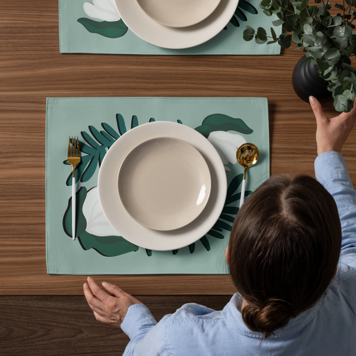 Magnolia + Phlox Placemat Set