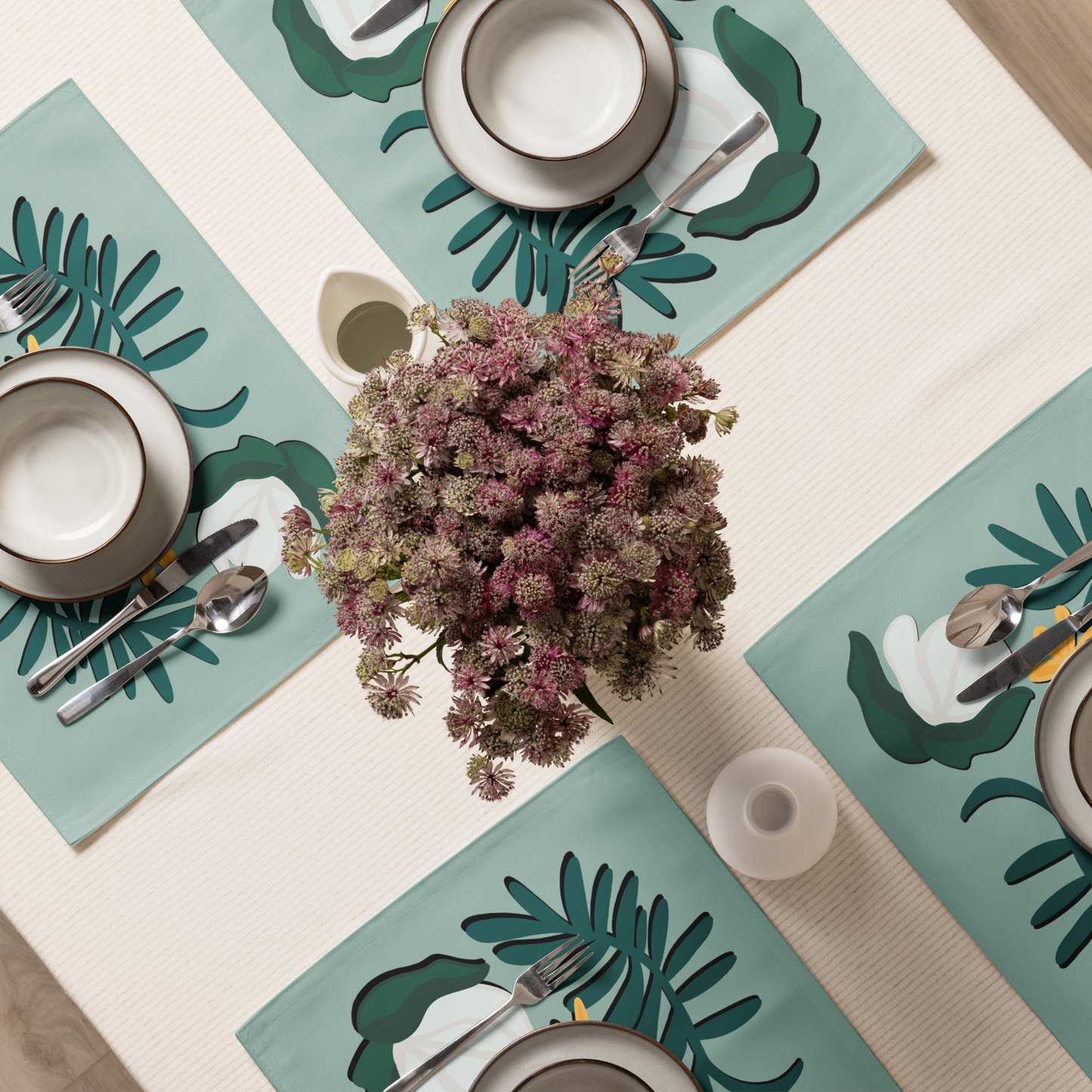 Magnolia + Phlox Placemat Set