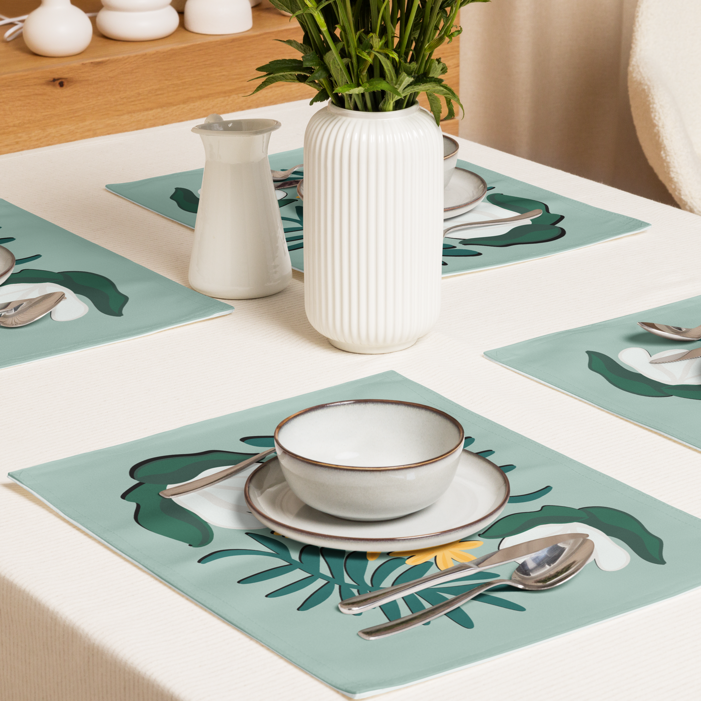 Magnolia + Phlox Placemat Set