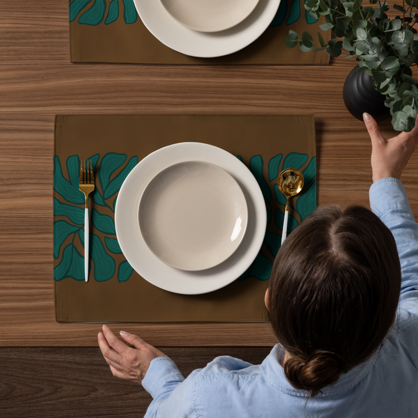 Retro Ivy Placemat Set