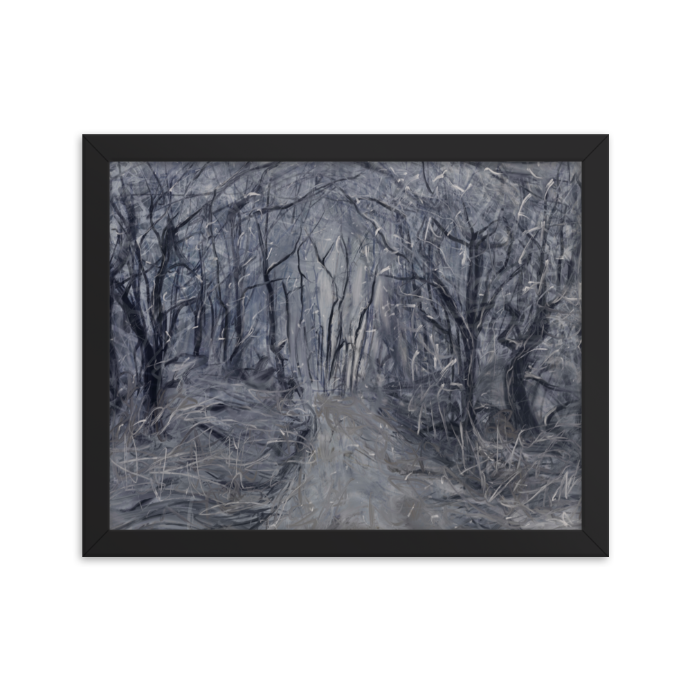 Haunted Path Framed Print