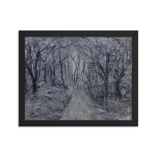 Haunted Path Framed Print