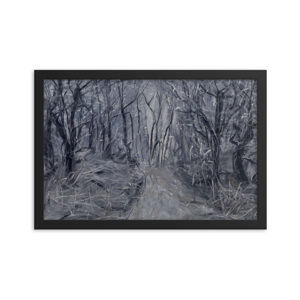 Haunted Path Framed Print