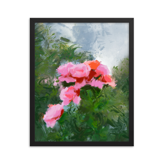 Rose Bush Framed Print