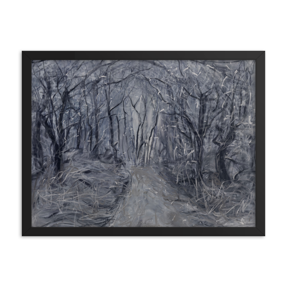 Haunted Path Framed Print