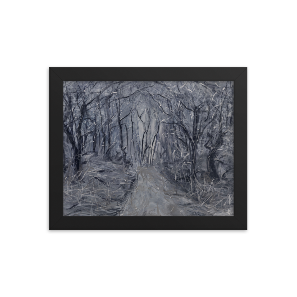 Haunted Path Framed Print