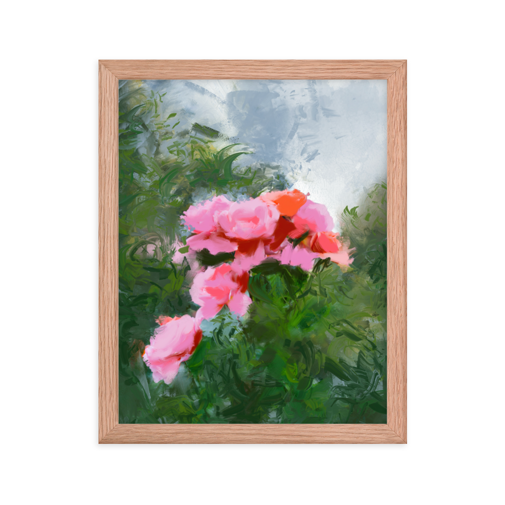 Rose Bush Framed Print