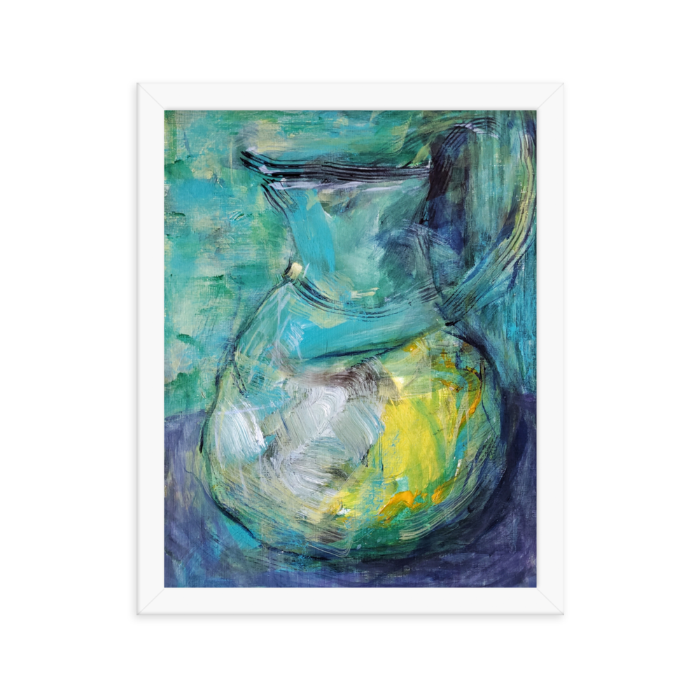 Lemonade jug Framed Print