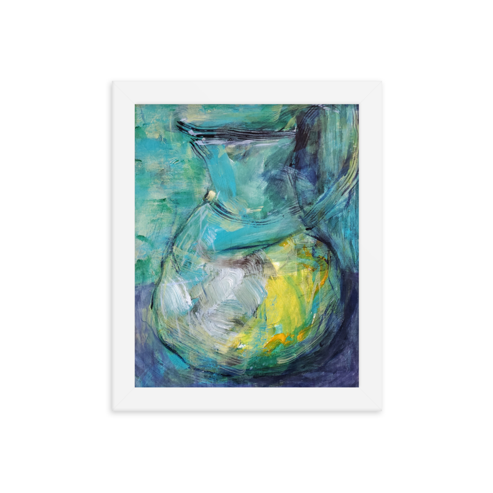 Lemonade jug Framed Print