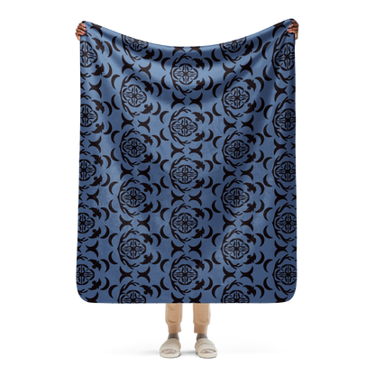 House of Raven Emblem Sherpa Blanket