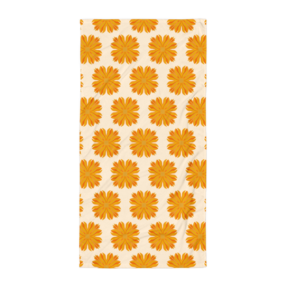 Retro Sunburst Beach Towel