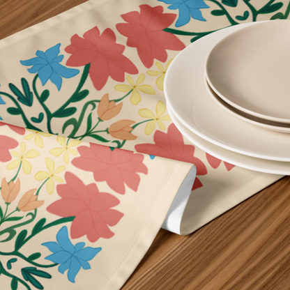 Retro Bouquet Table Runner