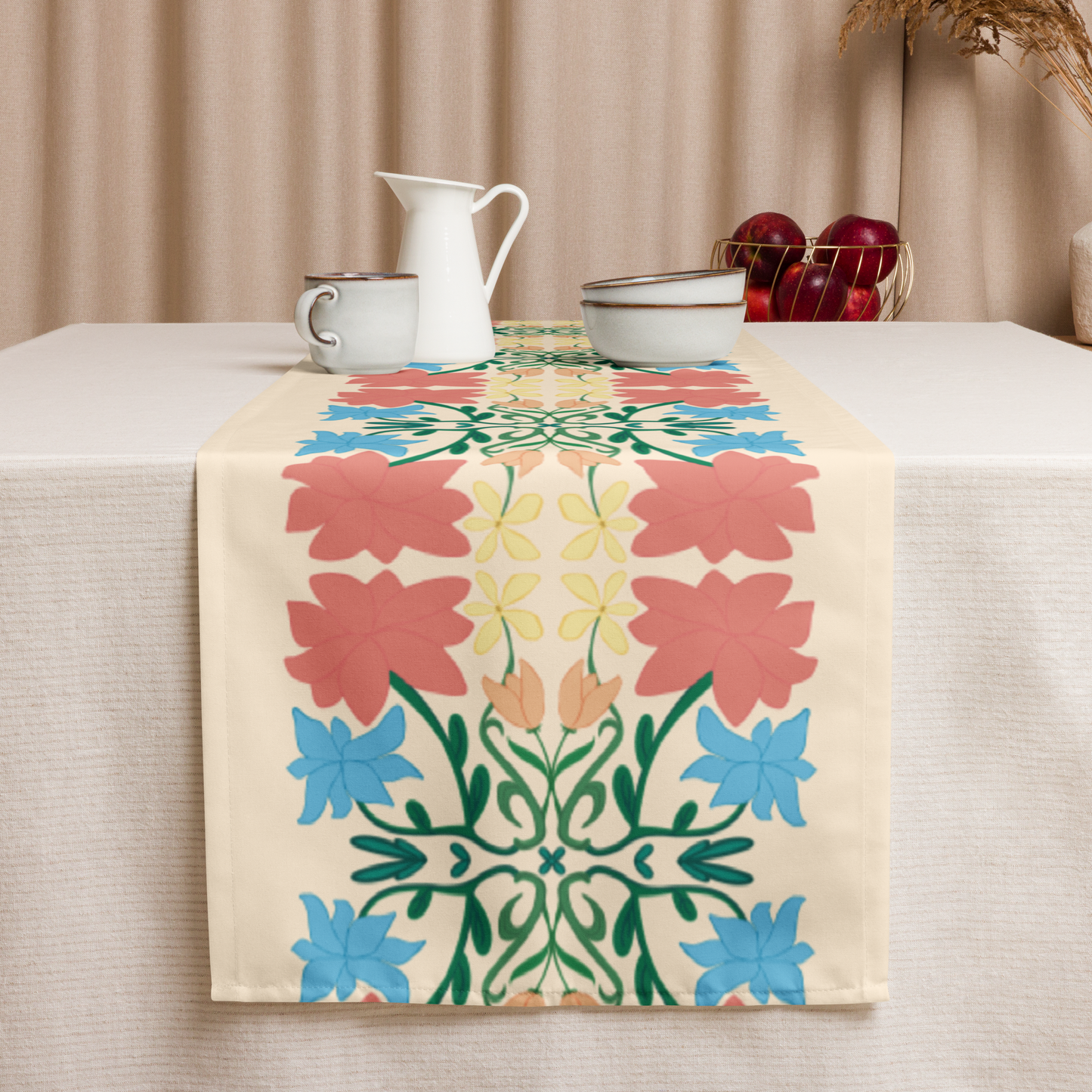 Retro Bouquet Table Runner