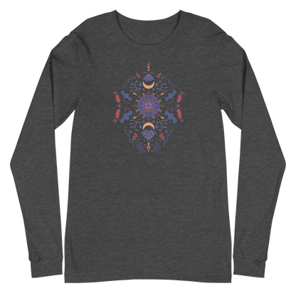 Witchy Folk Art Long Sleeve Tee