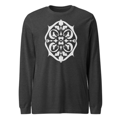 Bats, Ravens & Moths Folk Art   Unisex Long Sleeve Tee