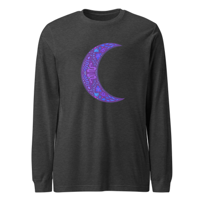 Serpent Moon Folk Art Unisex Long Sleeve Tee