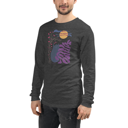 Moon Cat Long Sleeve Tee