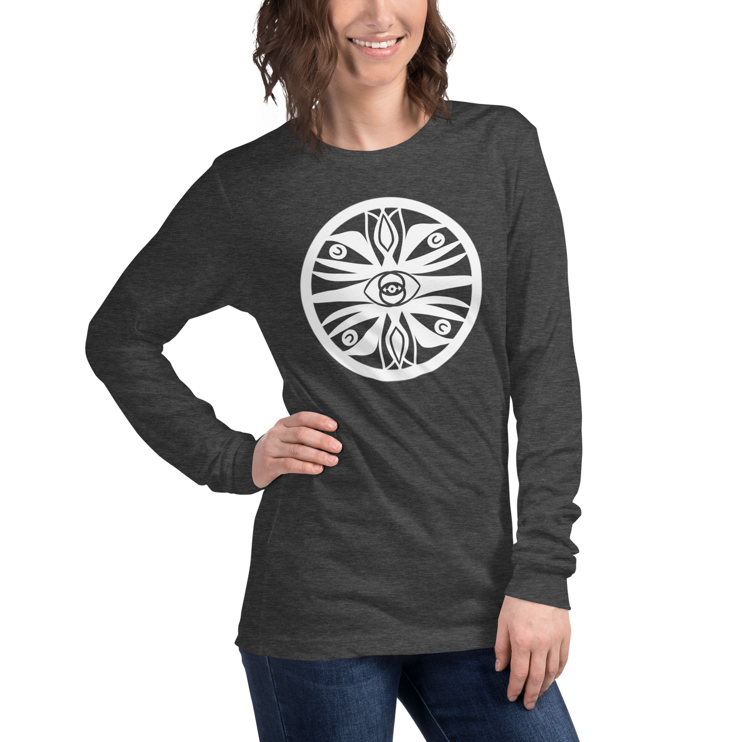 Eye of the Oracle Emblem Unisex Long Sleeve Tee