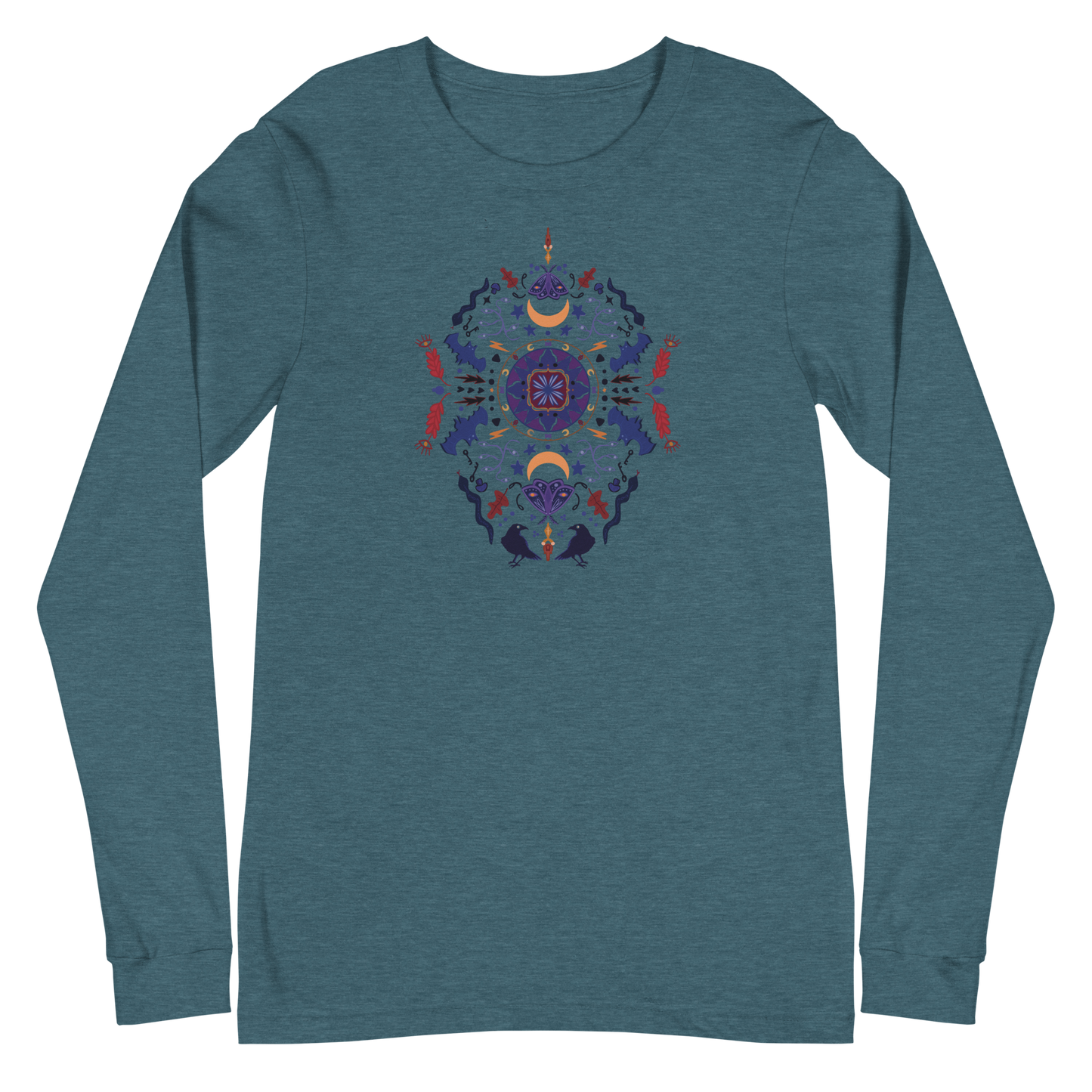 Witchy Folk Art Long Sleeve Tee