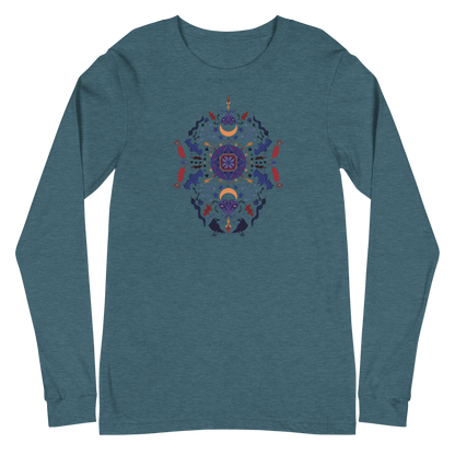 Witchy Folk Art Long Sleeve Tee