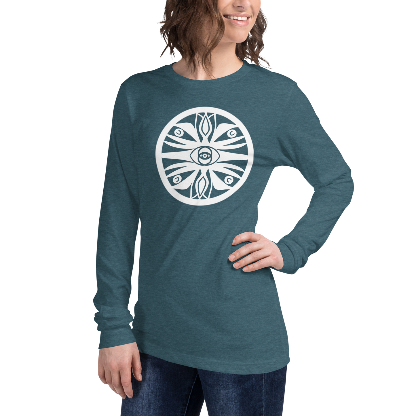 Eye of the Oracle Emblem Unisex Long Sleeve Tee