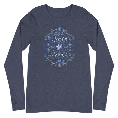 Winter Folk Art Unisex Long Sleeve Tee