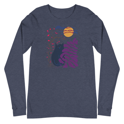 Moon Cat Long Sleeve Tee