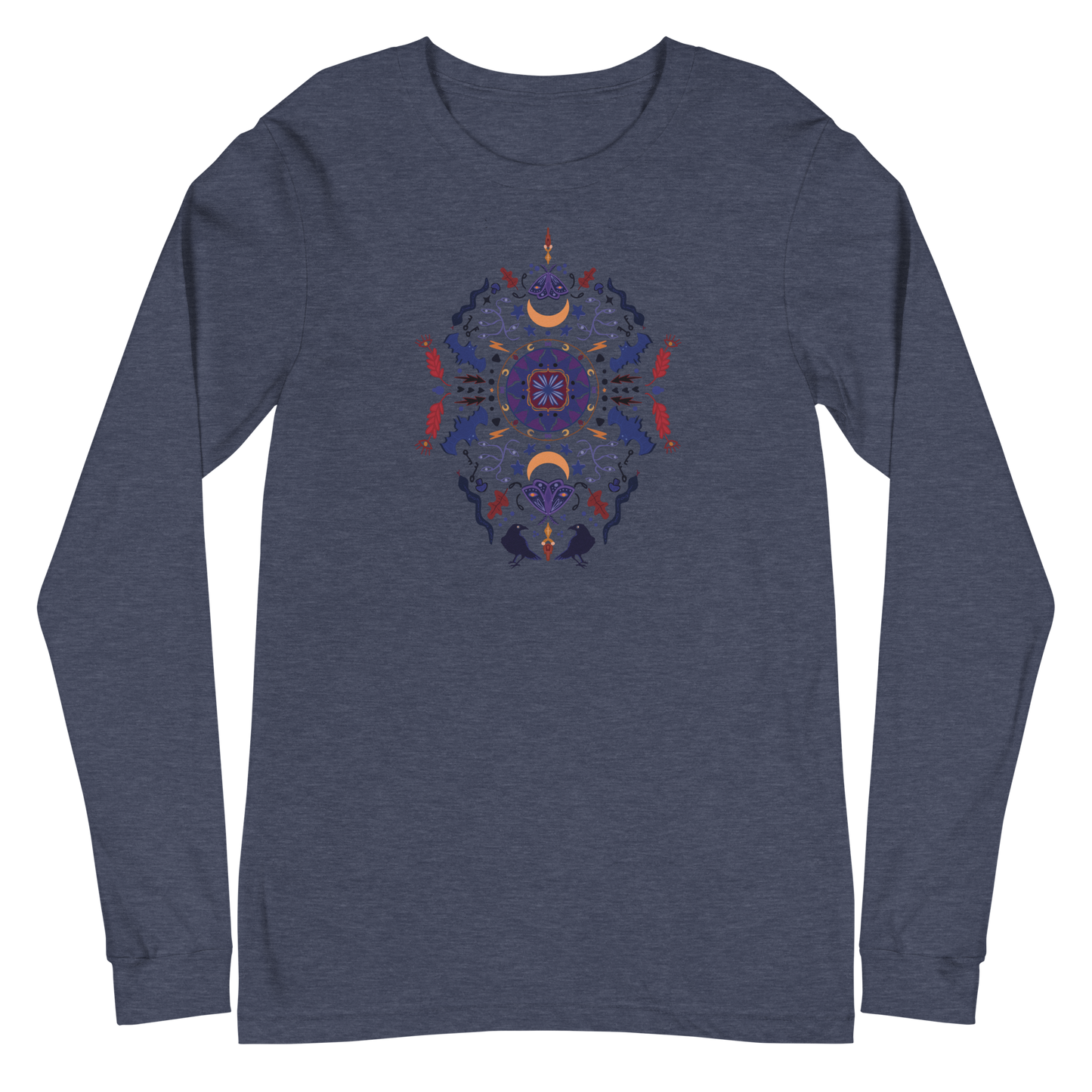 Witchy Folk Art Long Sleeve Tee