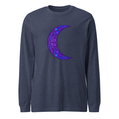 Serpent Moon Folk Art Unisex Long Sleeve Tee