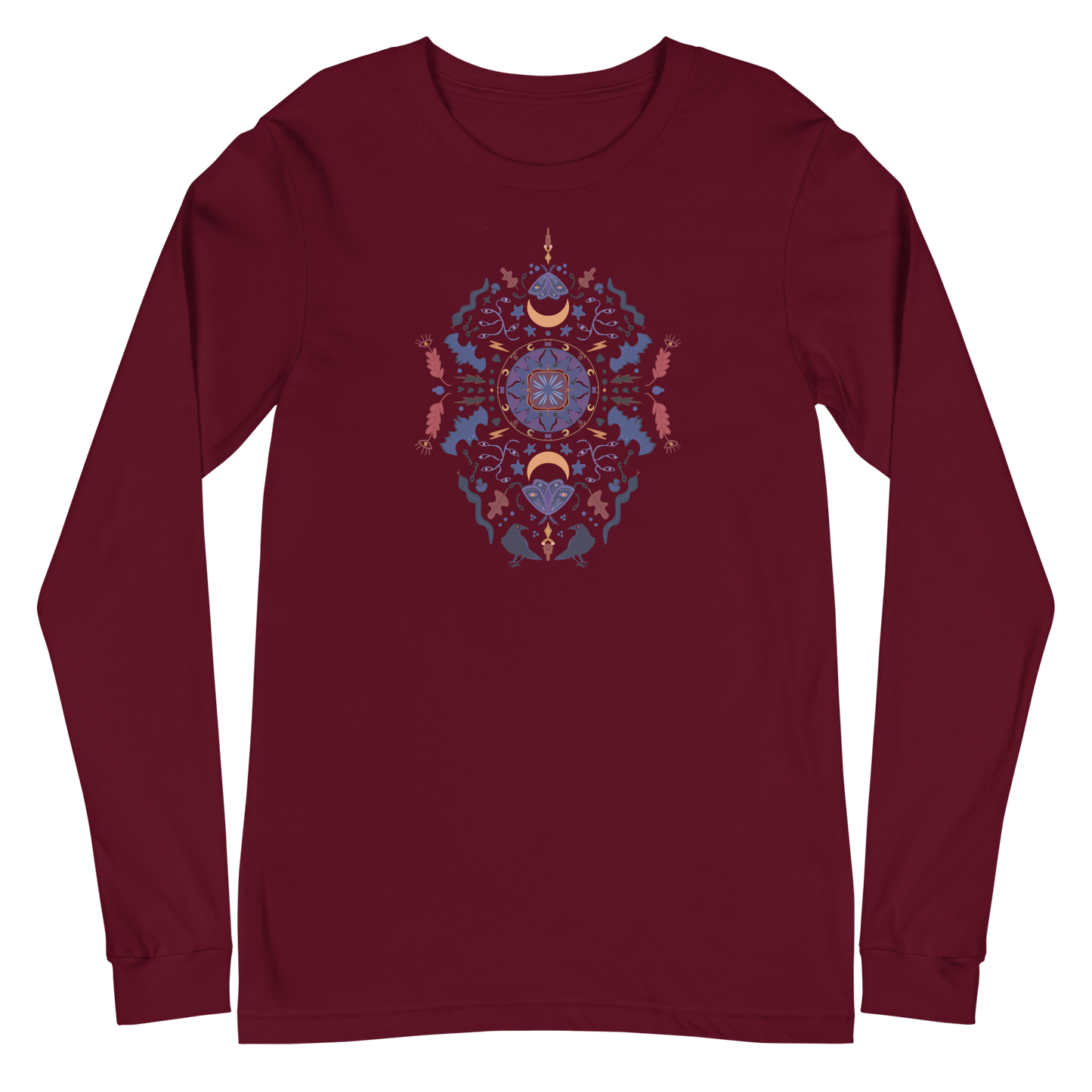 Witchy Folk Art Long Sleeve Tee