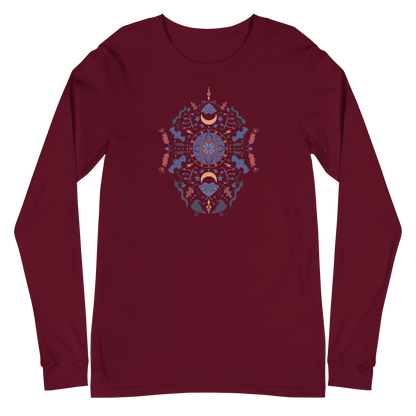 Witchy Folk Art Long Sleeve Tee