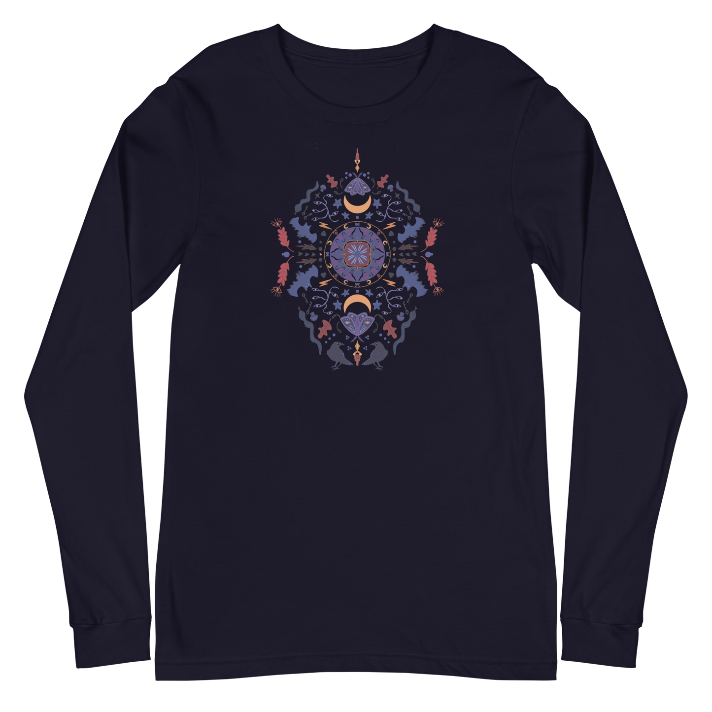 Witchy Folk Art Long Sleeve Tee