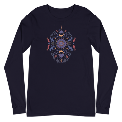 Witchy Folk Art Long Sleeve Tee