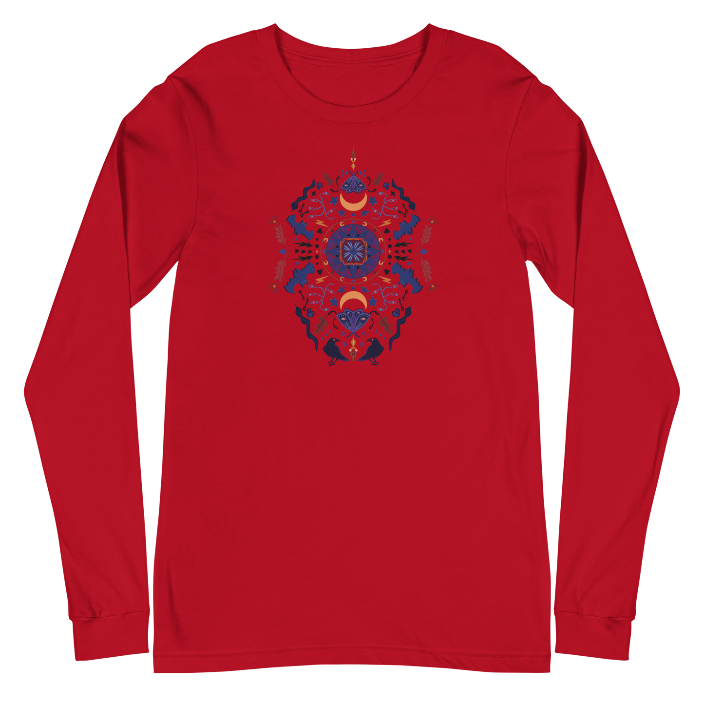 Witchy Folk Art Long Sleeve Tee