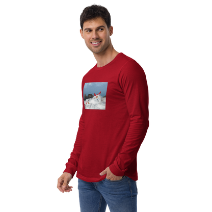 Winter Cardinals Unisex Long Sleeve Tee