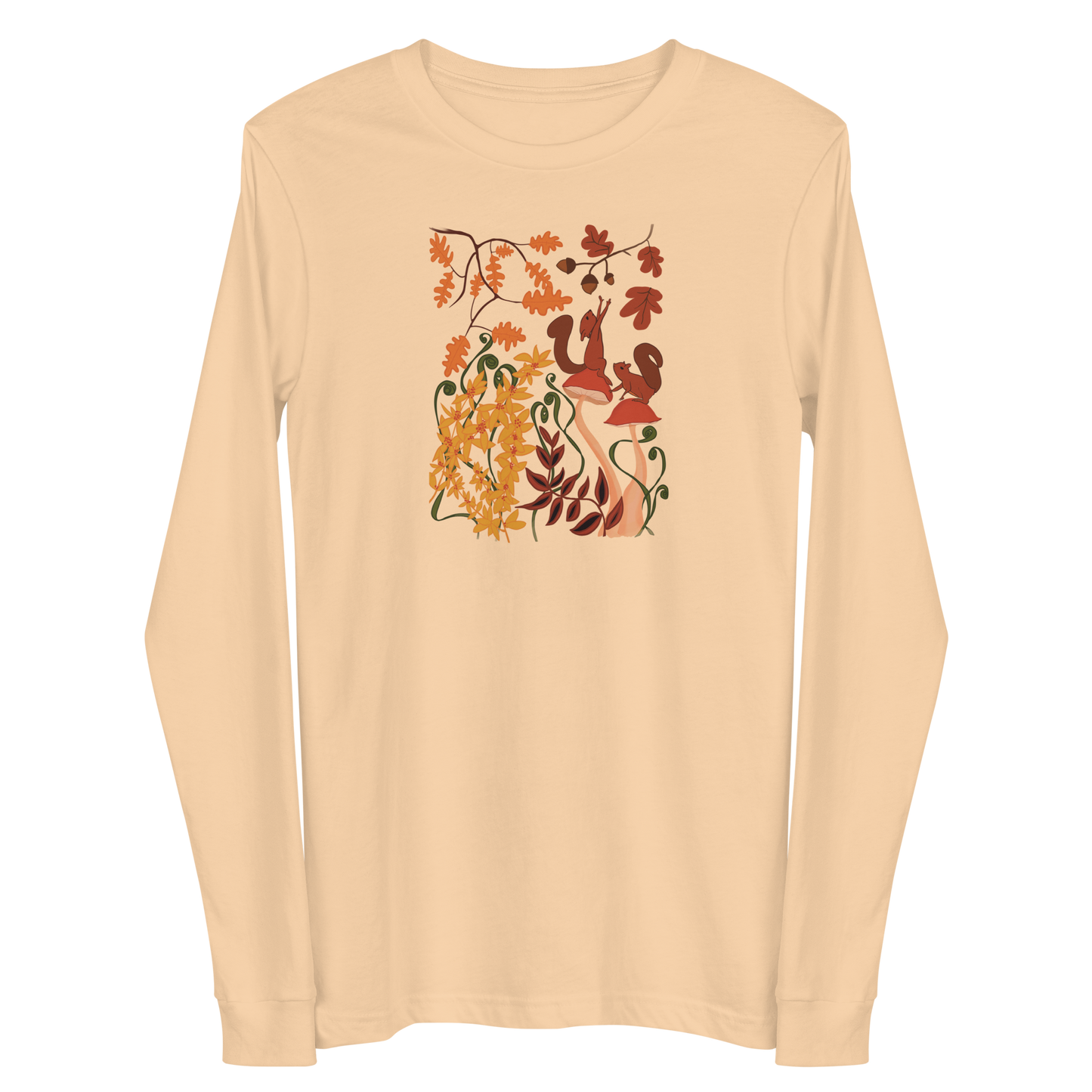 Squirrel's Harvest Haven Langarm-T-Shirt