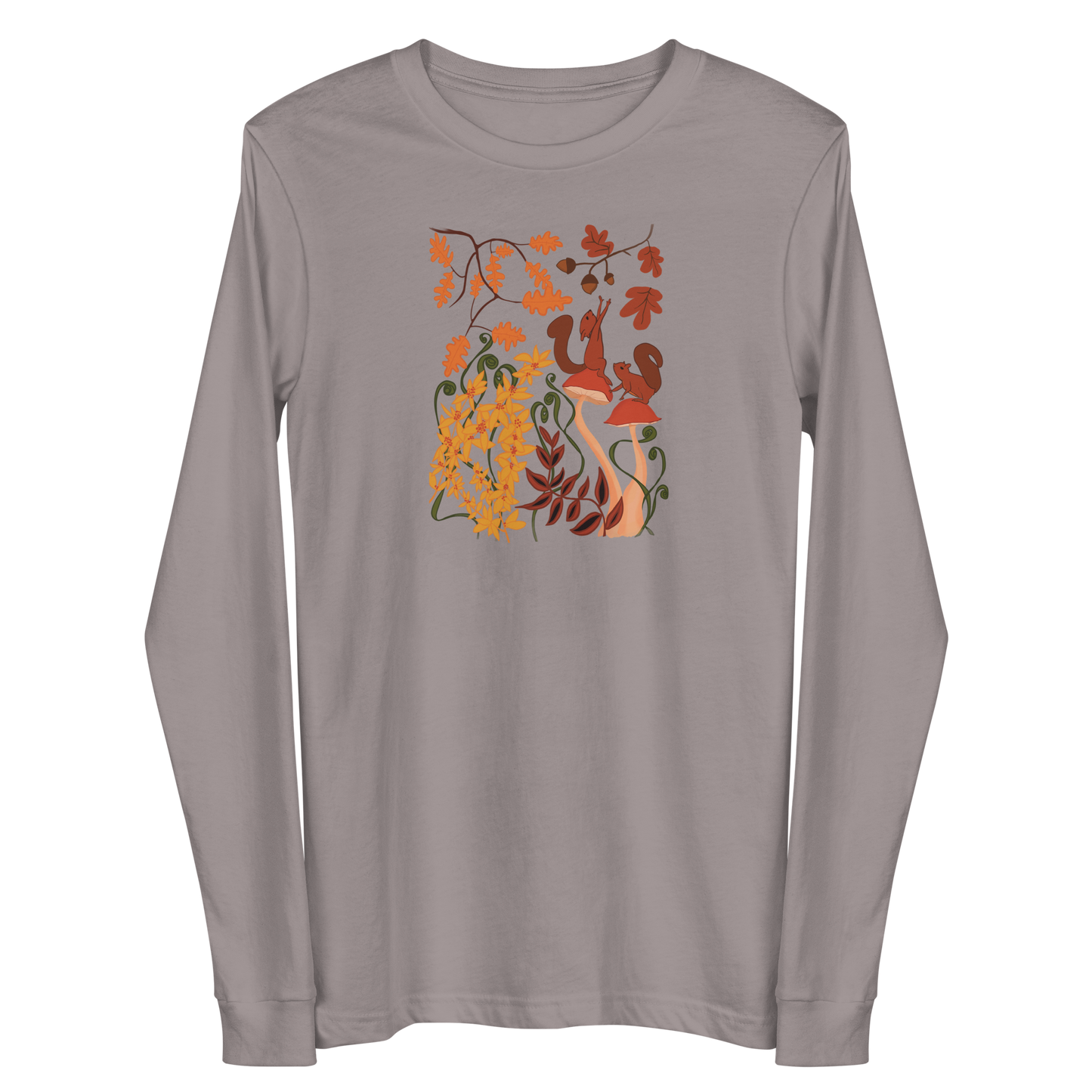 Squirrel's Harvest Haven Langarm-T-Shirt