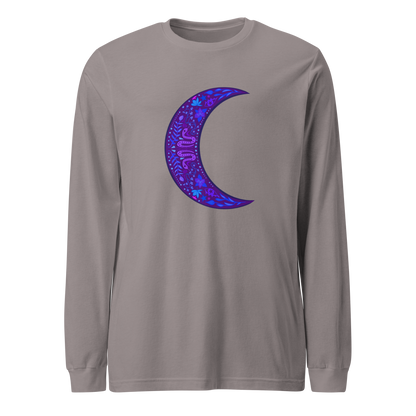 Serpent Moon Folk Art Unisex Long Sleeve Tee