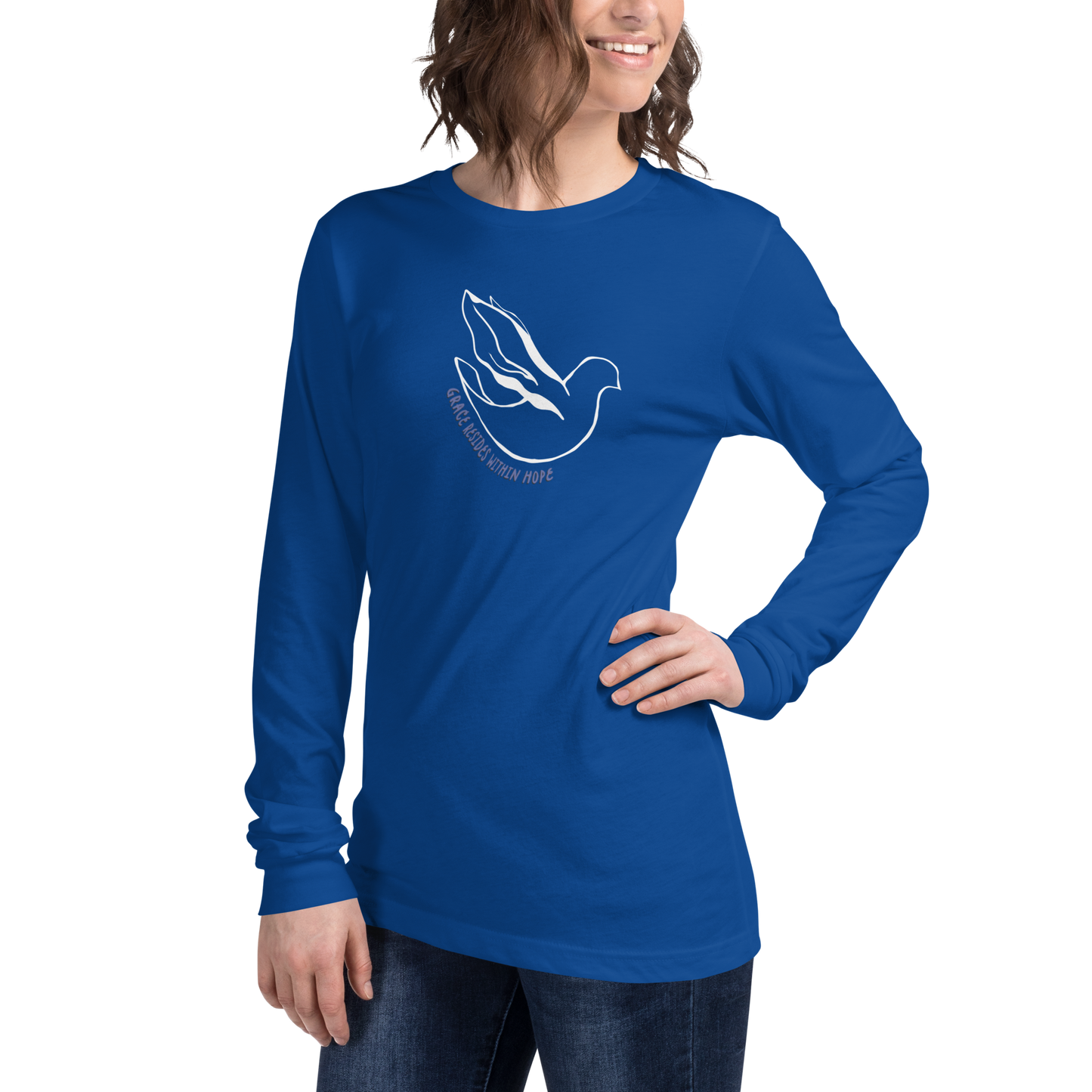 Grace Dove Unisex Long Sleeve Tee