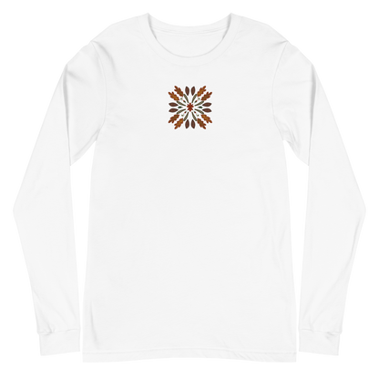 Herbstliches Splash Art Langarm-T-Shirt