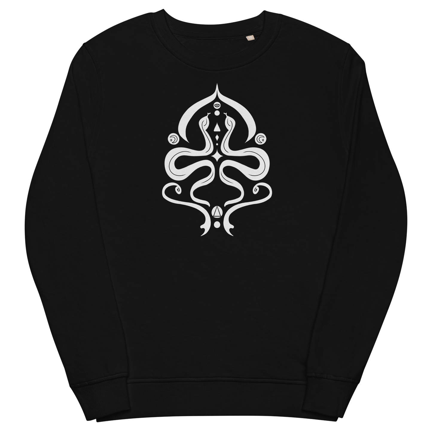 Serpentine Veil Emblem Unisex Organic Sweatshirt